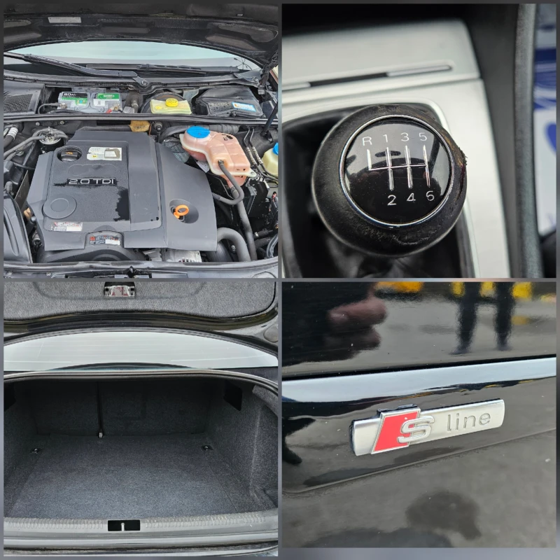 Audi A4 2.0 Tdi S-LINE/KOJA/6skorosti, снимка 16 - Автомобили и джипове - 52910751