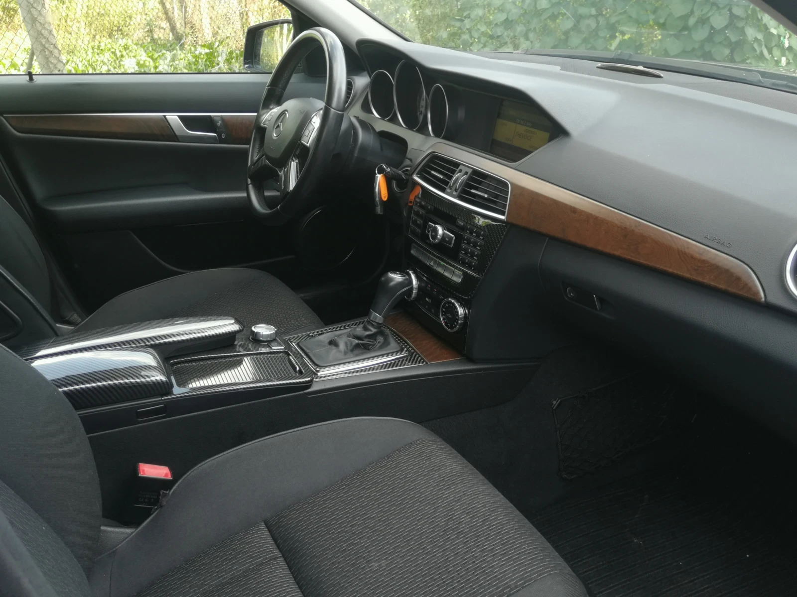 Mercedes-Benz C 220 W 204TOP СЪСТОЯНИЕ //FACE///ПОДГРЕВ///МЪРТВА ЗОНА/ - изображение 9