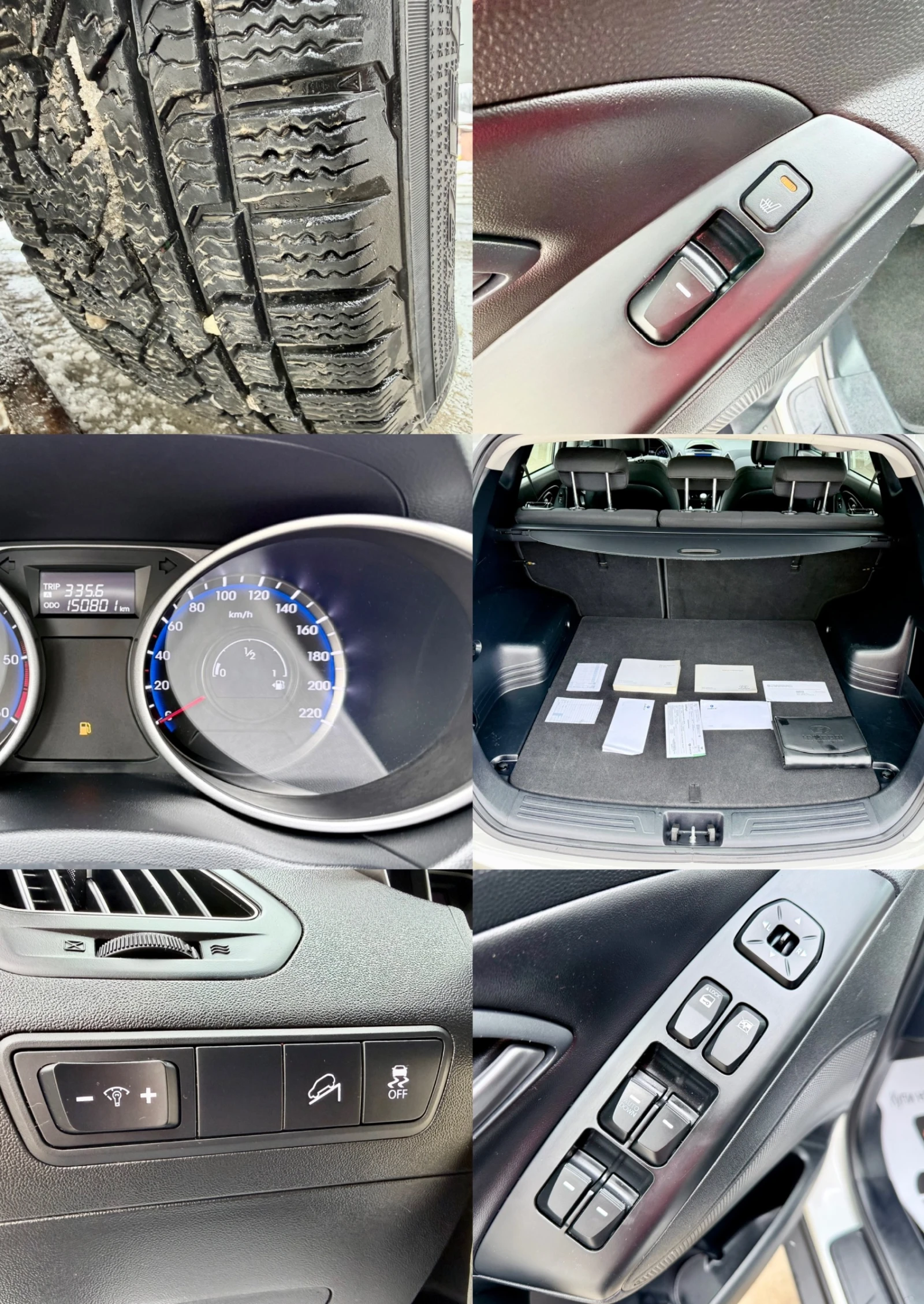 Hyundai IX35 1.7CRDI* 116k.c.Facelift* Led* ЛИЗИНГ* , снимка 15 - Автомобили и джипове - 53174725