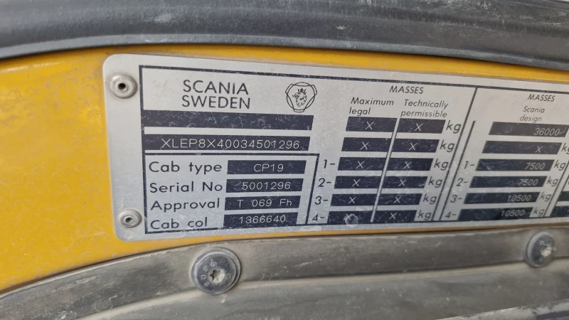 Scania P 420 EURO 3 8X4 , снимка 11 - Камиони - 47003075