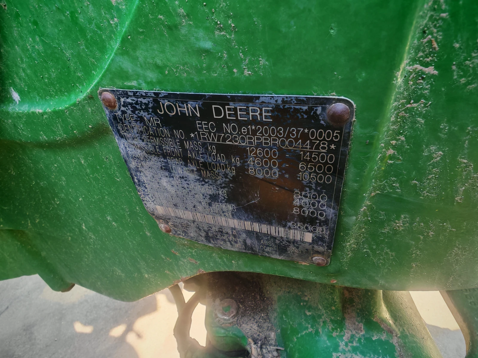 Трактор John Deere 7230R - изображение 5
