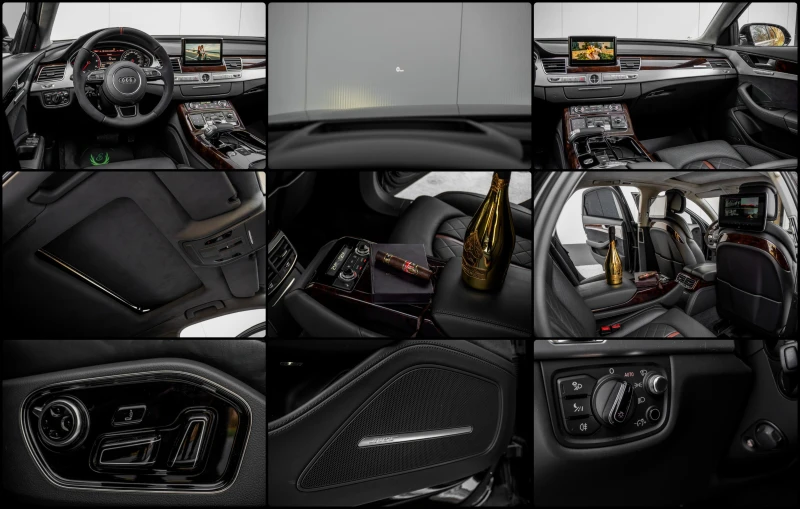 Audi A8 4.2TDI* ABT 450HP* QUATTRO* MASSAGE* TV* EXCLUSIVE, снимка 17 - Автомобили и джипове - 52657754