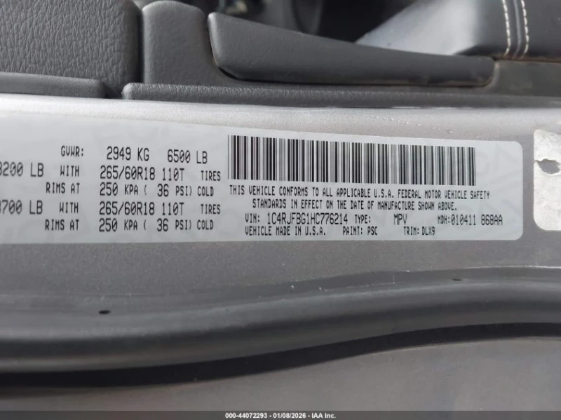 Jeep Grand cherokee 3.6l Limited 4X4, снимка 9 - Автомобили и джипове - 53577882