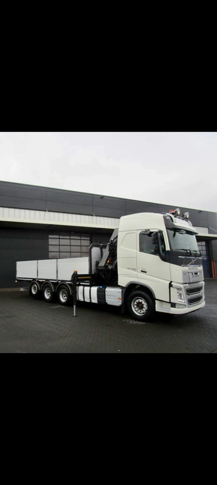 Volvo Fh HIAB 302 E-6 + JIB 45X-3-РАБОТНА ВИСОЧИНА 28 МЕТРА, снимка 2 - Камиони - 54371871