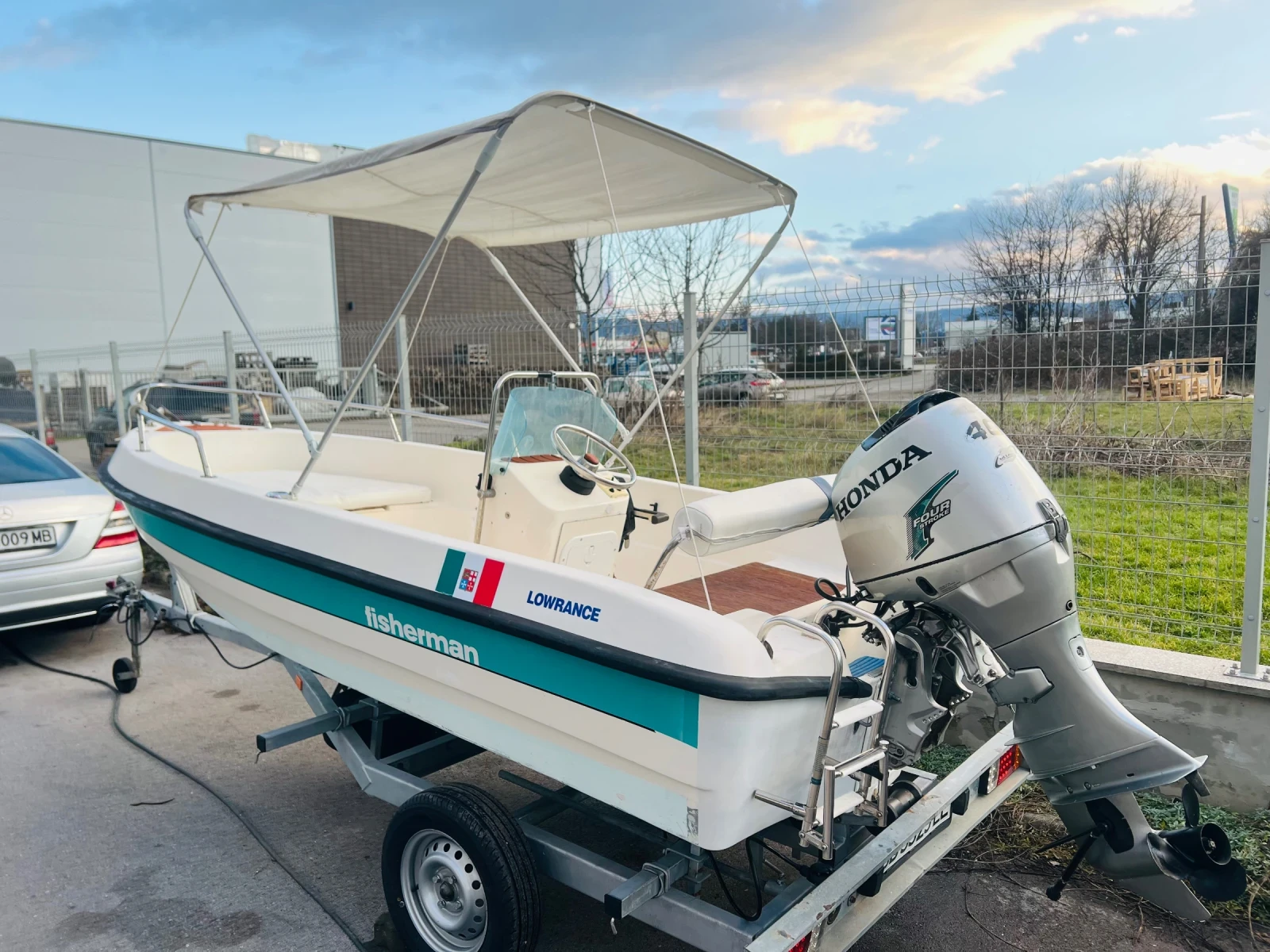 Лодка Собствено производство Cosiver 450 Italy Honda Bf40 - изображение 5