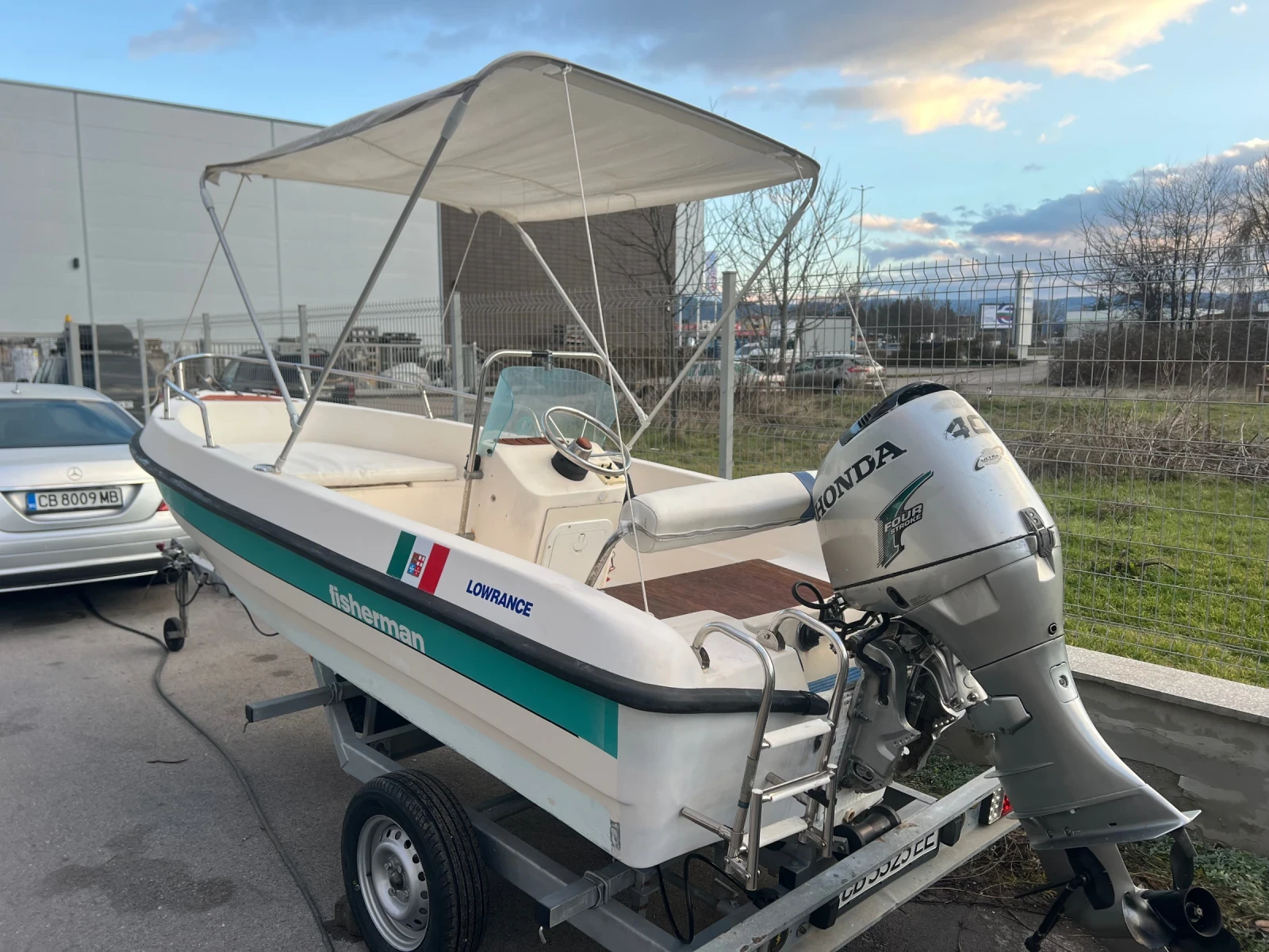 Лодка Собствено производство Cosiver 450 Italy Honda Bf40 - изображение 4