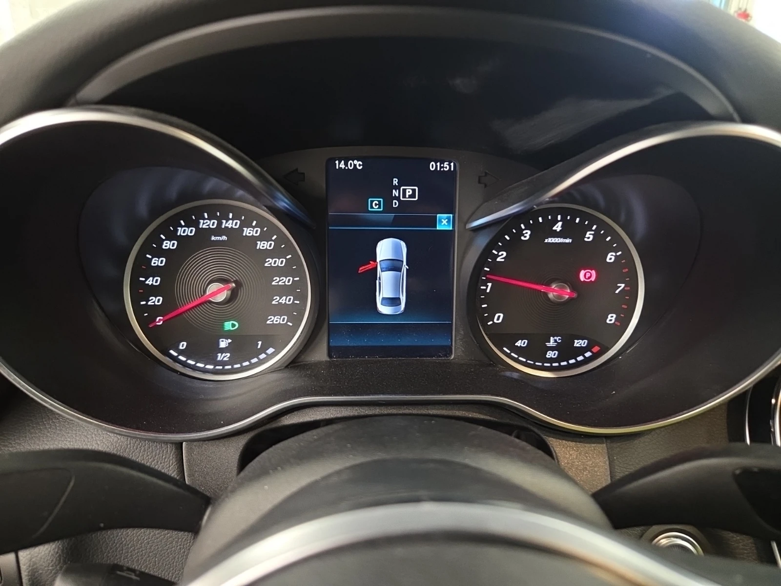 Mercedes-Benz C 300 4MATIC AMG Line | Панорама | Кожа | Камера | Памет, снимка 9 - Автомобили и джипове - 54675239