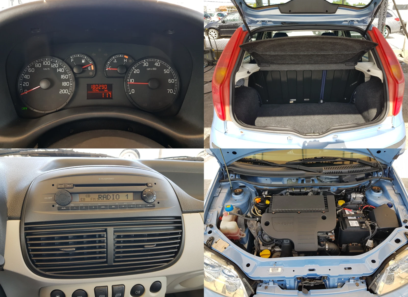 Fiat Punto 1.3 mjet - 69 к.с., снимка 14 - Автомобили и джипове - 56293174