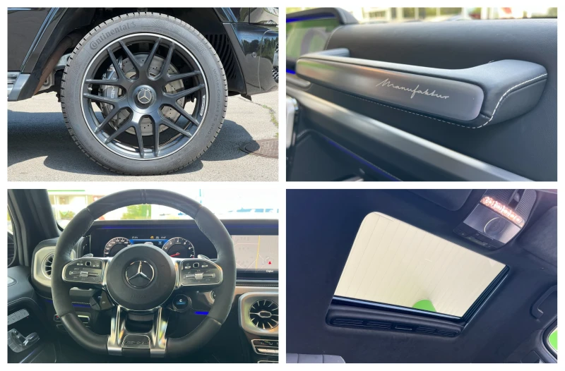 Mercedes-Benz G 63 AMG /4-MATIC/NIGHT/BURMEST/360/SUPERIOR/MANUFAKTUR/22/, снимка 17 - Автомобили и джипове - 51642244