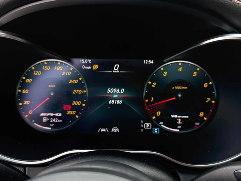 Mercedes-Benz C 63 AMG * S * CARFAX * БЕЗ ПЪРВОНАЧАЛНА ВНОСКА, снимка 8 - Автомобили и джипове - 52778676