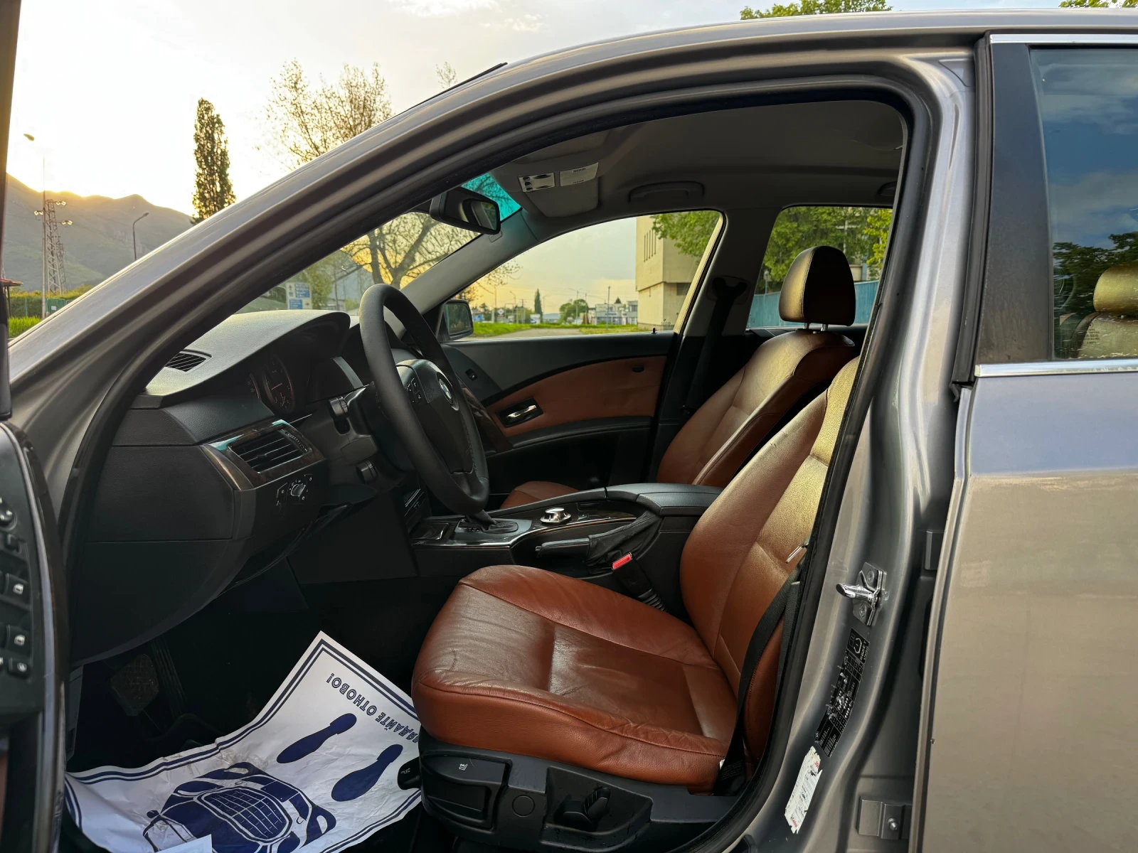 BMW 530 D/КАФЯВА КОЖА/ИТАЛИЯ - изображение 9