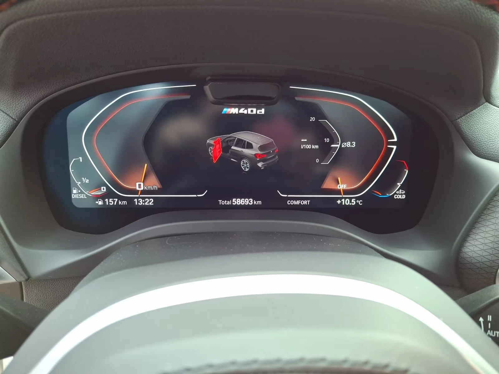 BMW X3 M40d/340HP/H&K/PANO/DRIVING-PRO/ACC/HUD/LASER/933f - изображение 8