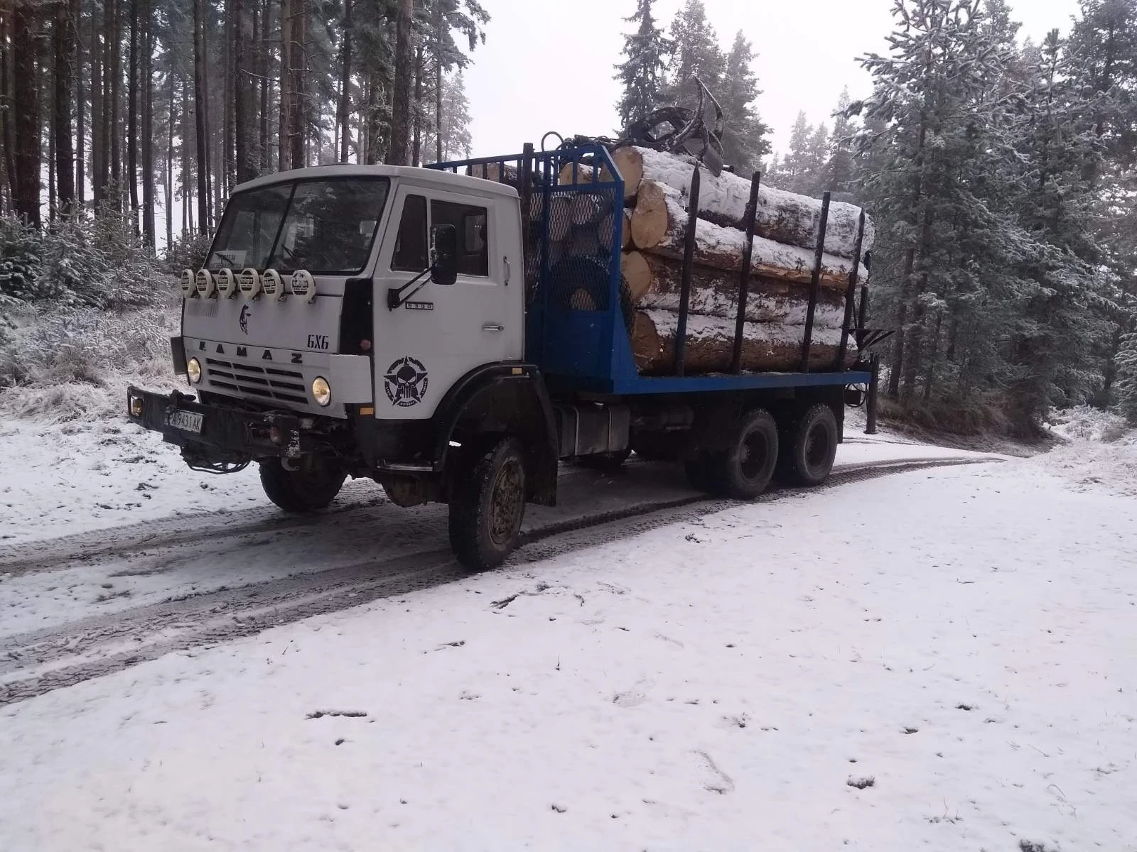 Kamaz 53212 6х6 с лебедка, снимка 1
