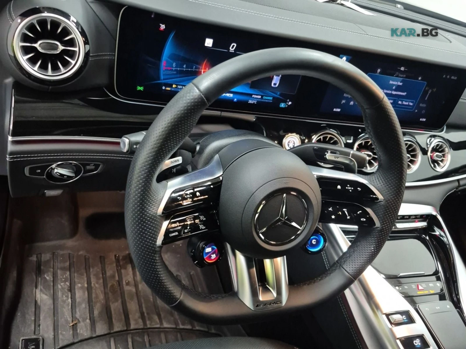 Mercedes-Benz AMG GT 53 4MATIC Автокредит Цена до България, снимка 9 - Автомобили и джипове - 55332310