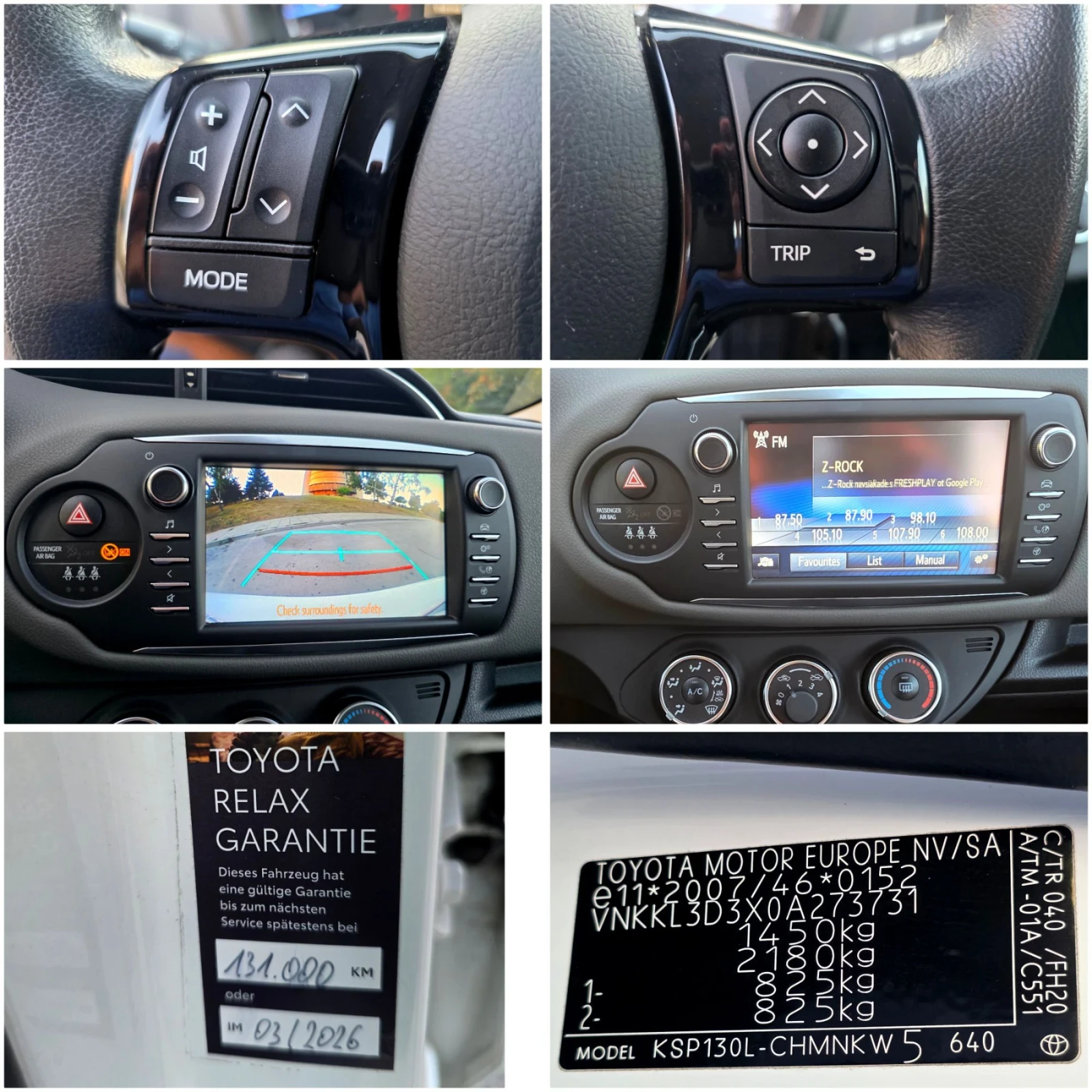 Toyota Yaris Фейслифт, Сервизна история Toyota , снимка 16 - Автомобили и джипове - 55892659