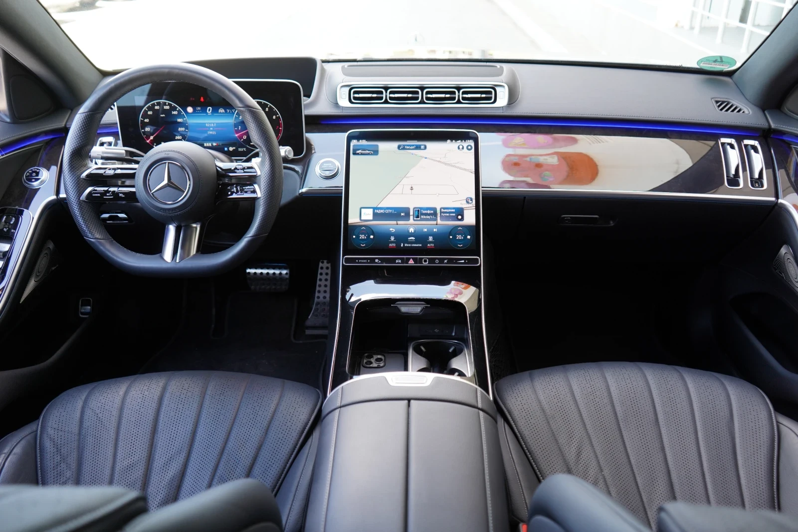 Mercedes-Benz S 500 4M* LONG* AMG* PANO* BURMESTER* HEAD UP* MANUFAKTU | Mobile.bg � ����������� 15