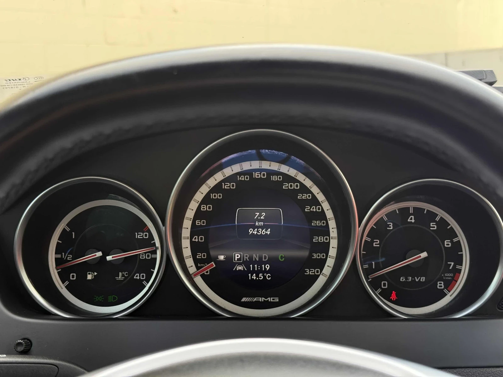 Mercedes-Benz C 63 AMG Шибидах* Keyless* 2ключа* Парктроник* Подгрев* , снимка 10 - Автомобили и джипове - 55956699