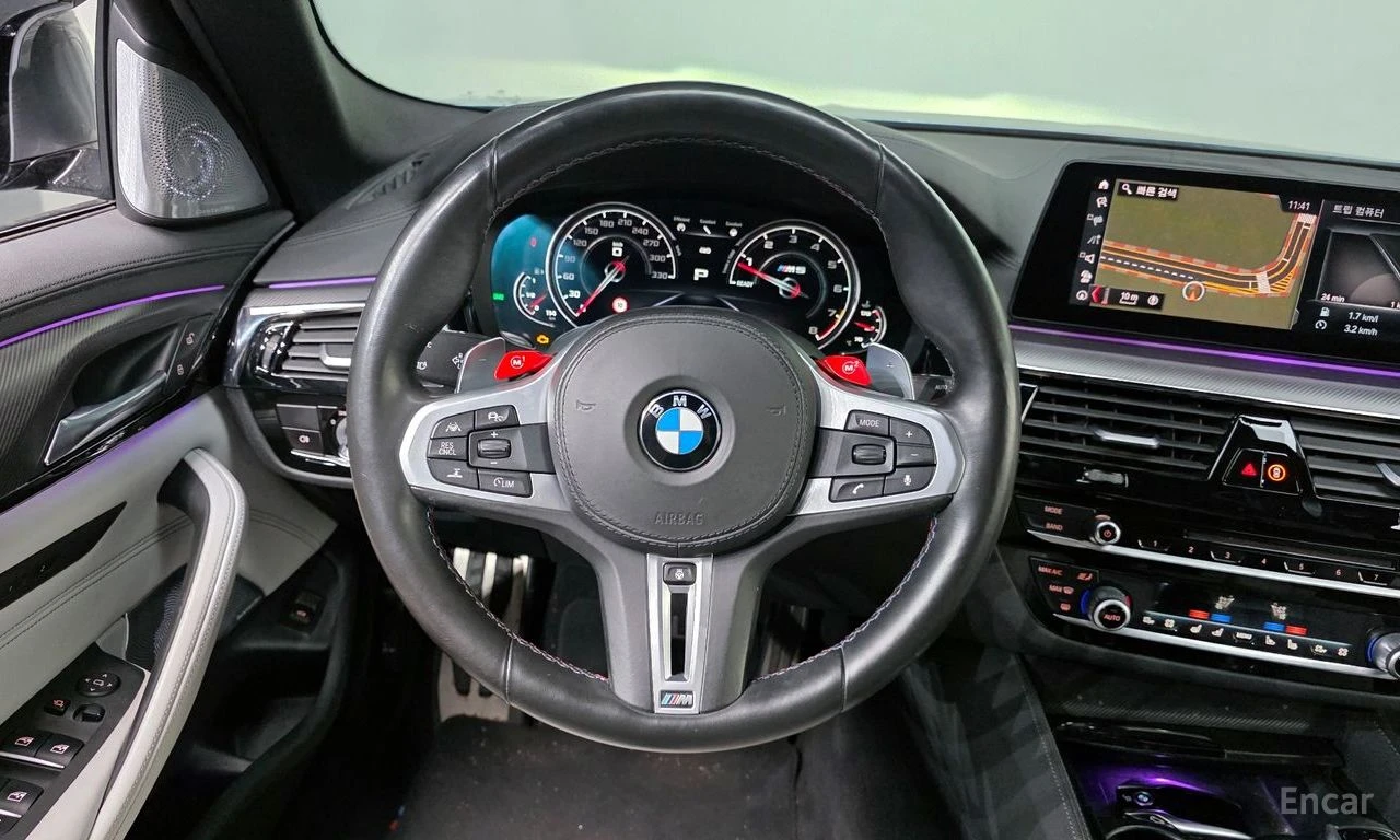 BMW M5 BOWER* WILKINS* ОБДУХВАНЕ* ДИСТРОНИК* ХЕДЪП* 360КА, снимка 8 - Автомобили и джипове - 55402713