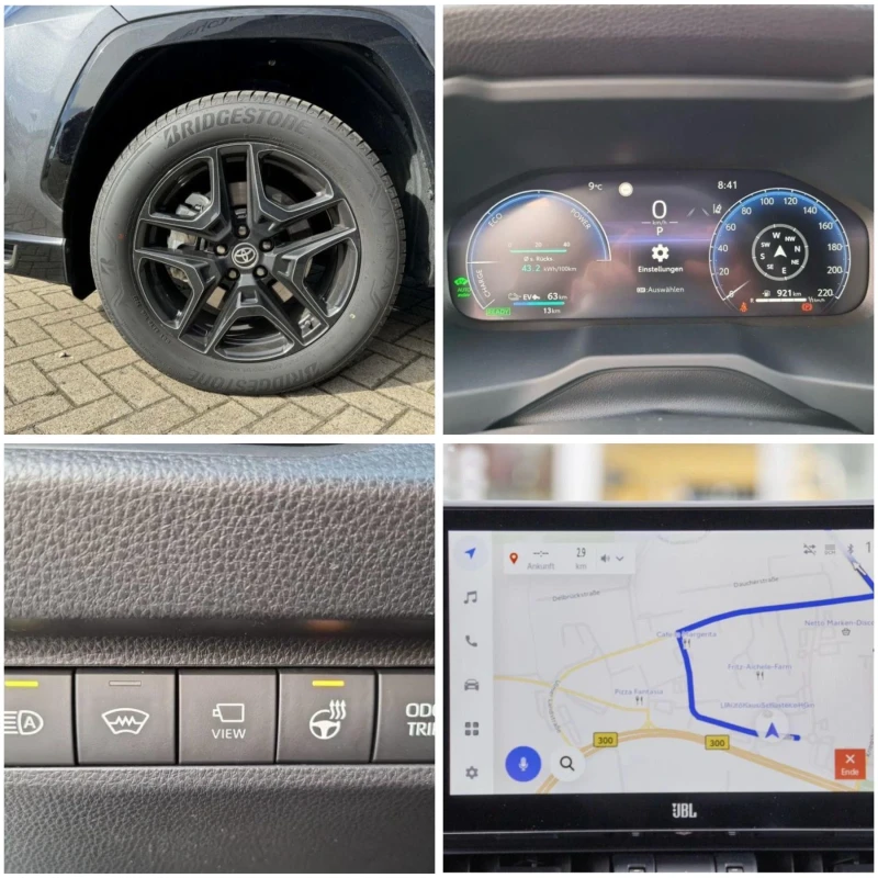 Toyota Rav4 GR Plug-in Hybrid , Кожа , Наличен , внос Германия, снимка 14 - Автомобили и джипове - 48920860