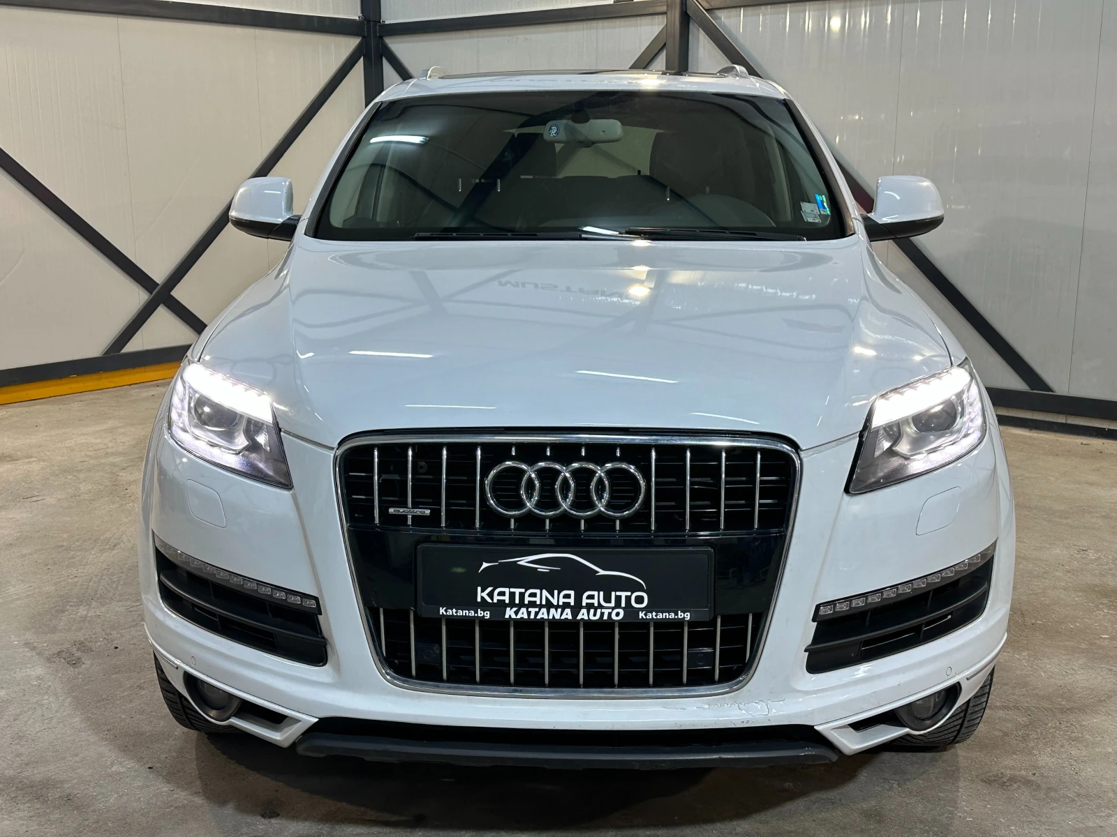 Audi Q7 3.0 TFSI* 333* ПОДГРЕВ* ПАНОРАМА* ПРУЖИНИ* LED*  - изображение 3