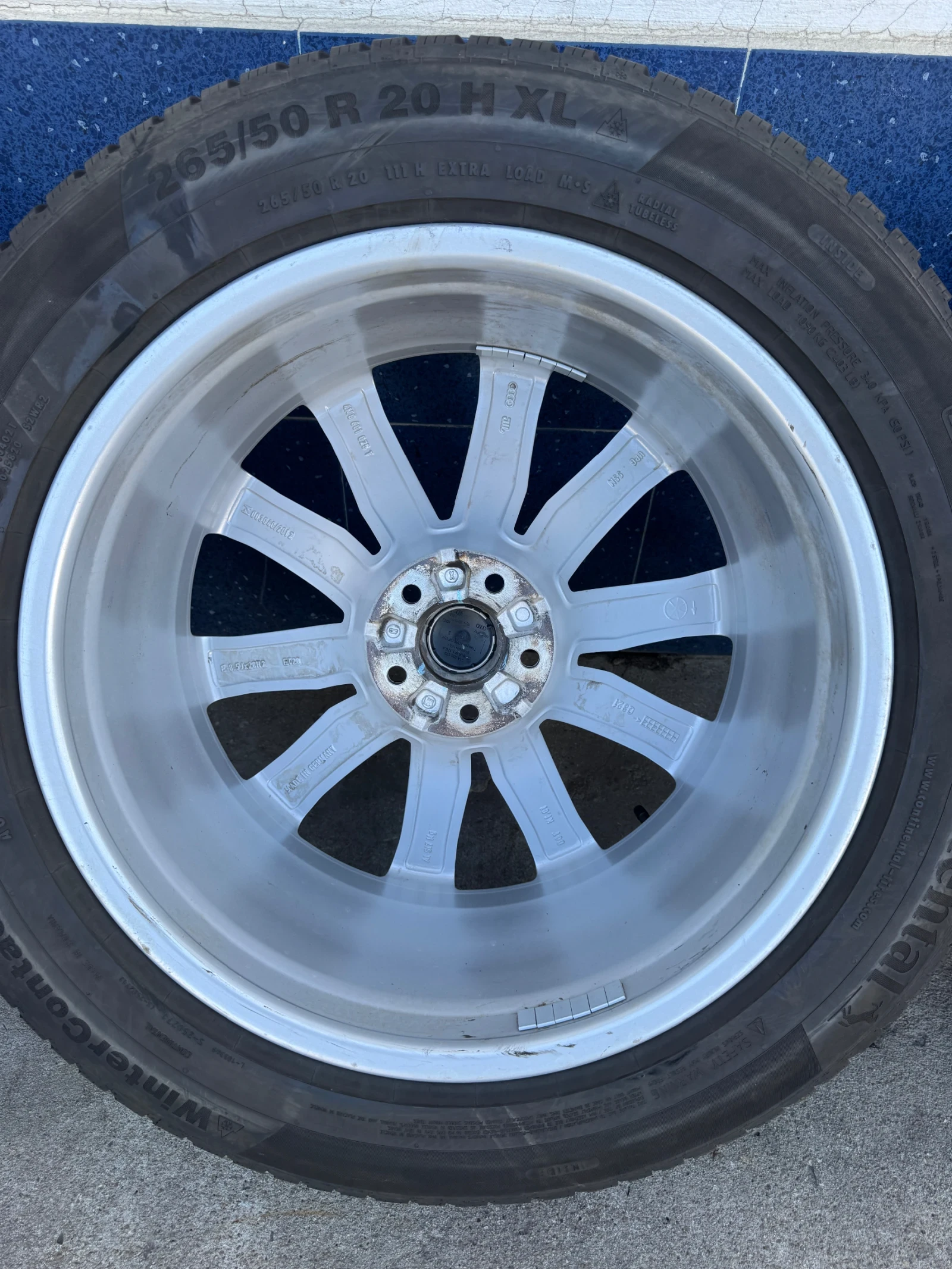 Гуми с джанти Continental 265/50R20, снимка 6 - Гуми и джанти - 54698109