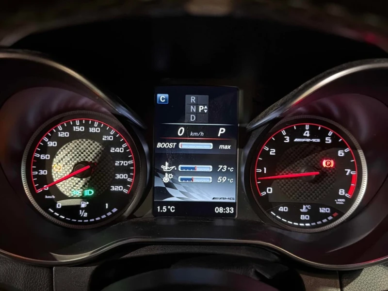 Mercedes-Benz C 63 AMG * S * CARFAX * БЕЗ ПЪРВОНАЧАЛНА ВНОСКА, снимка 8 - Автомобили и джипове - 53144719