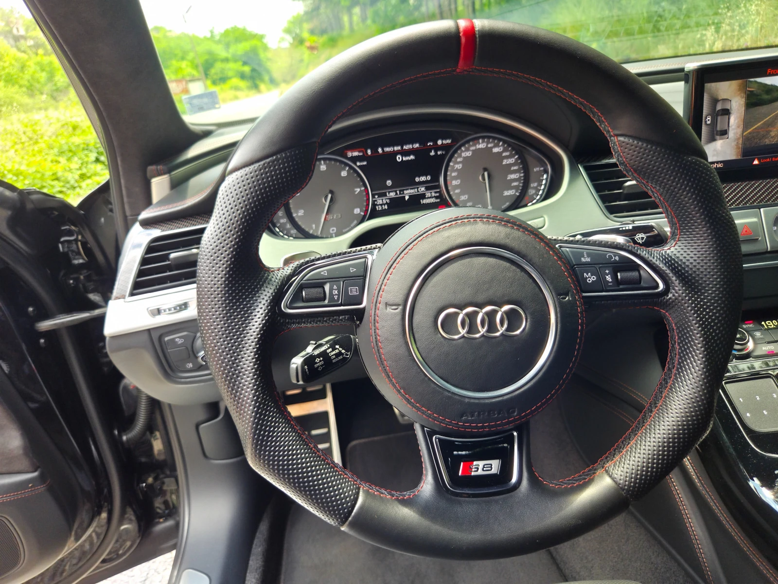 Audi S8 Plus+ CERAMIC* ALL BLACK* NIGHT*  | Mobile.bg   12