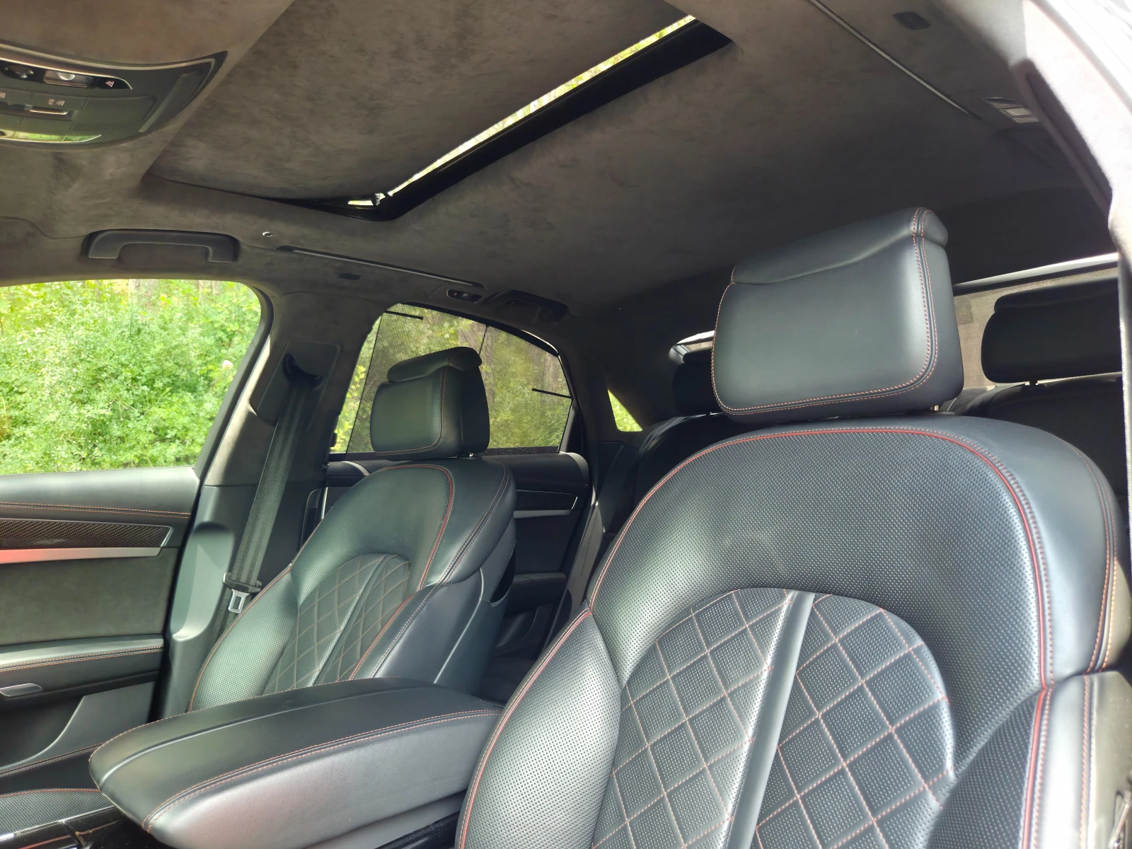 Audi S8 Plus+ CERAMIC* ALL BLACK* NIGHT*  | Mobile.bg   13