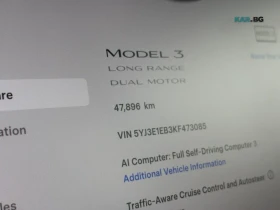 Tesla Model 3 LONG RANGE* 4X4* , снимка 14
