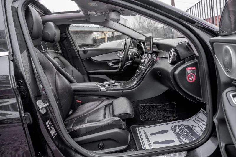 Mercedes-Benz C 220 BlueTEC-AMG-PANORAMA-BURMESTER-HEADUP-KEYLESS-FULL, снимка 15 - Автомобили и джипове - 53575644