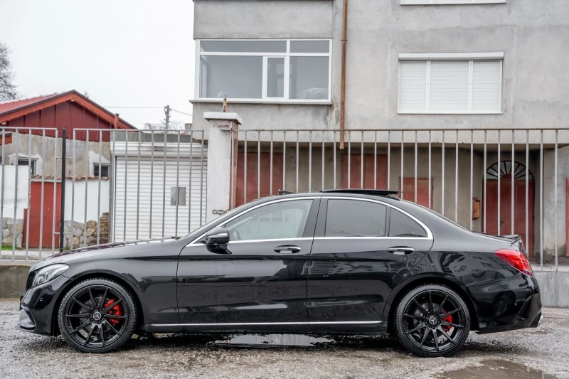 Mercedes-Benz C 220 BlueTEC-AMG-PANORAMA-BURMESTER-HEADUP-KEYLESS-FULL, снимка 4 - Автомобили и джипове - 53575644