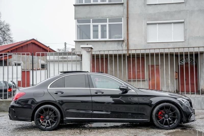 Mercedes-Benz C 220 BlueTEC-AMG-PANORAMA-BURMESTER-HEADUP-KEYLESS-FULL, снимка 7 - Автомобили и джипове - 53575644