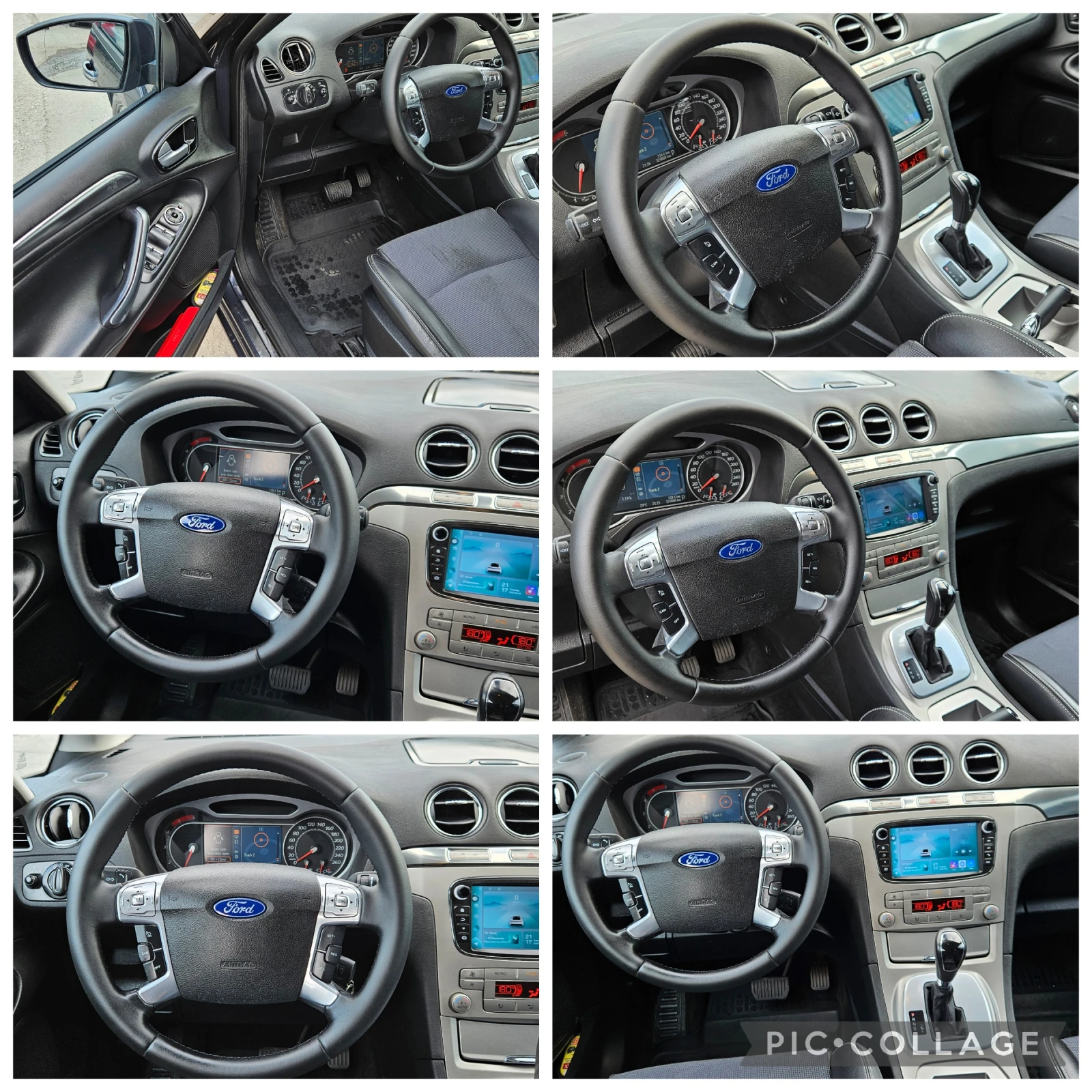 Ford S-Max 2, 0TDCi-140* 2010г* АВТОМАТИК* НАВИ* КАМЕРА* КОЖА, снимка 9 - Автомобили и джипове - 52679370