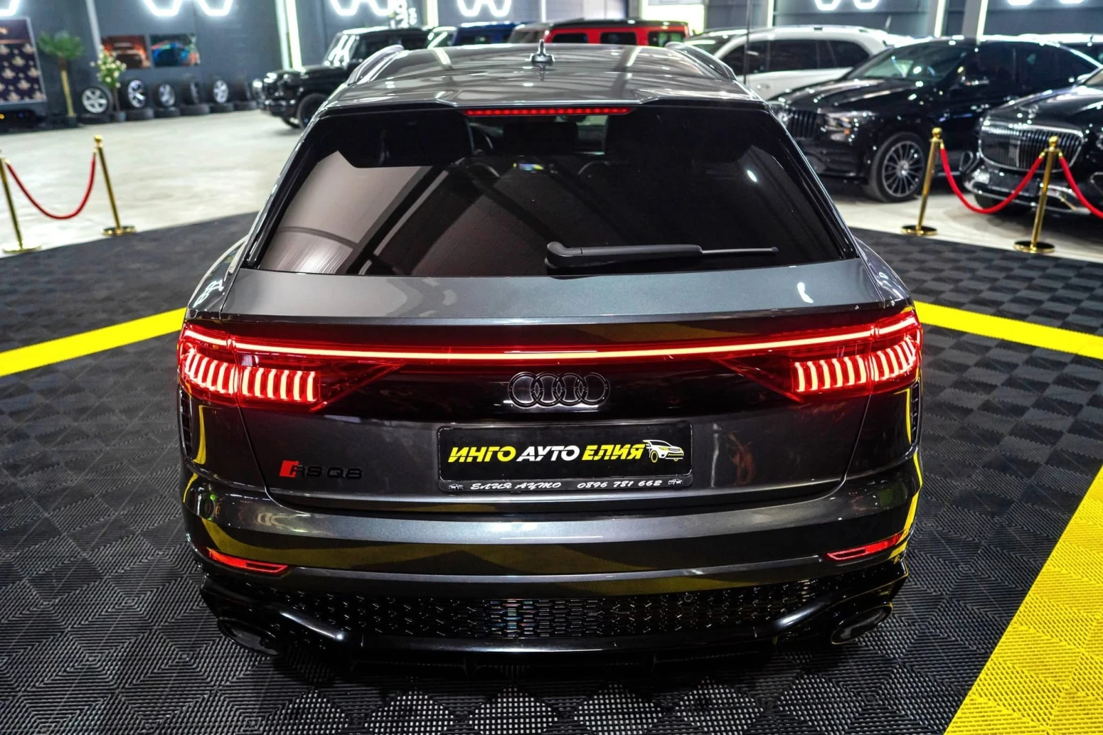Audi RSQ8 4.0 V8 MATRIX ПАНО B&O 360 HUD ЛИЗИНГ 100%, снимка 8 - Автомобили и джипове - 54449468