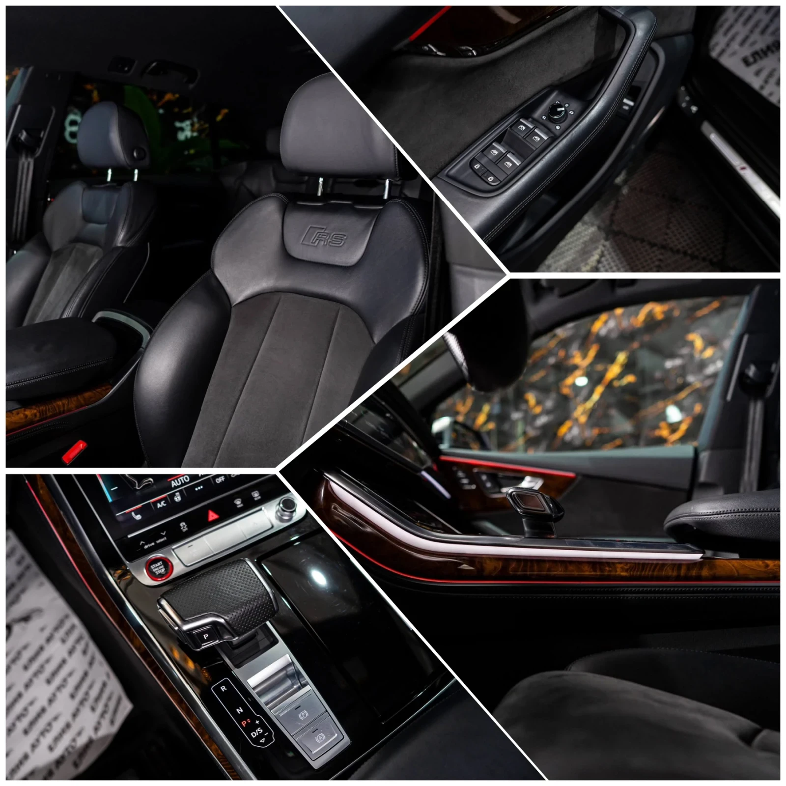 Audi RSQ8 4.0 V8 MATRIX ПАНО B&O 360 HUD ЛИЗИНГ 100%, снимка 16 - Автомобили и джипове - 54449468