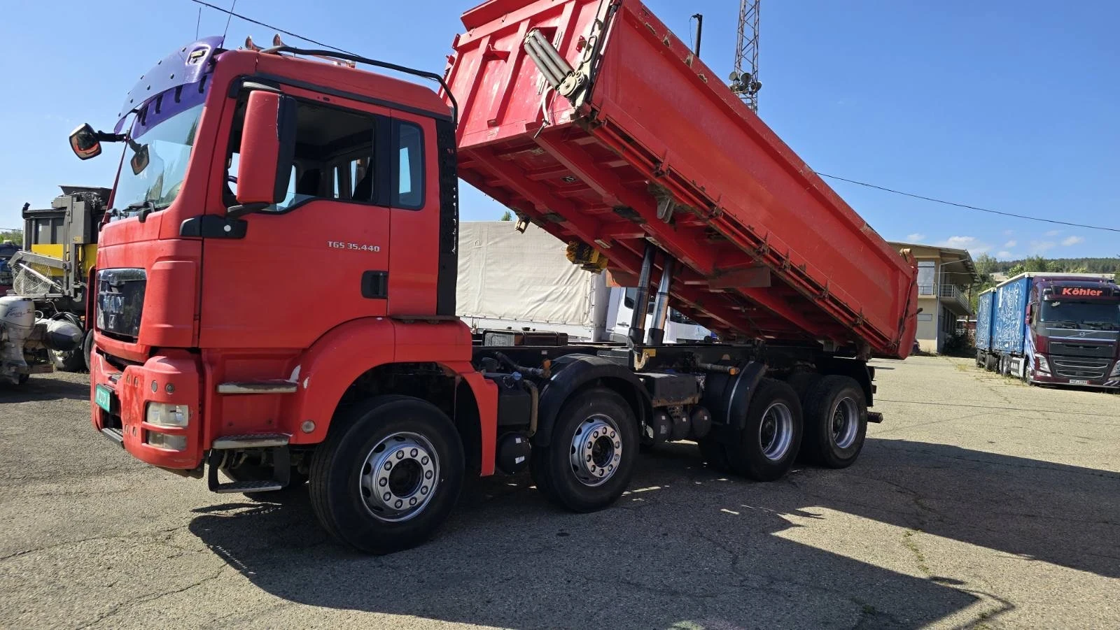 Man Tgs 35.440/ 8X4 / евро 5 / Mailer Kiper /тристранно - изображение 7