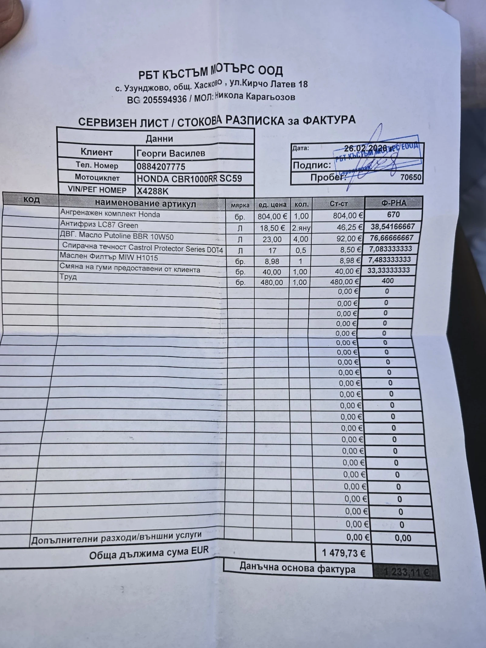 Honda Cbr, снимка 12 - Мотоциклети и мототехника - 54174390