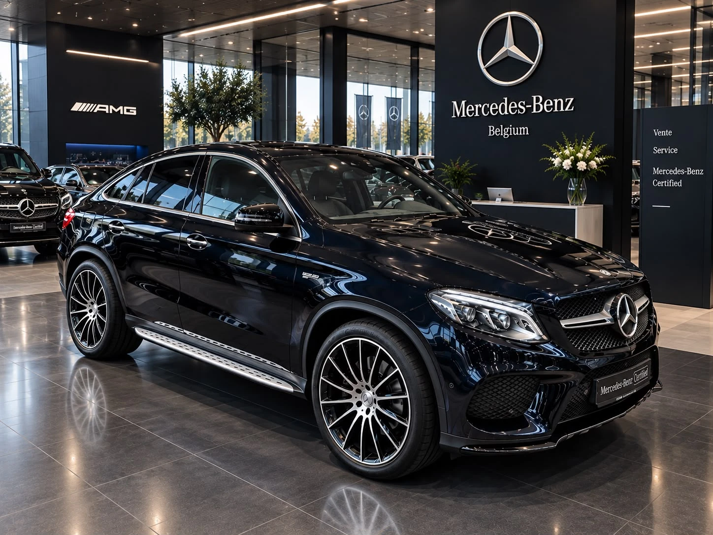 Mercedes-Benz GLE 43 AMG CHROME PACK* PANORAMA* MASSAGES* BANG&OLUFSEN* FUL, снимка 7 - Автомобили и джипове - 56216037