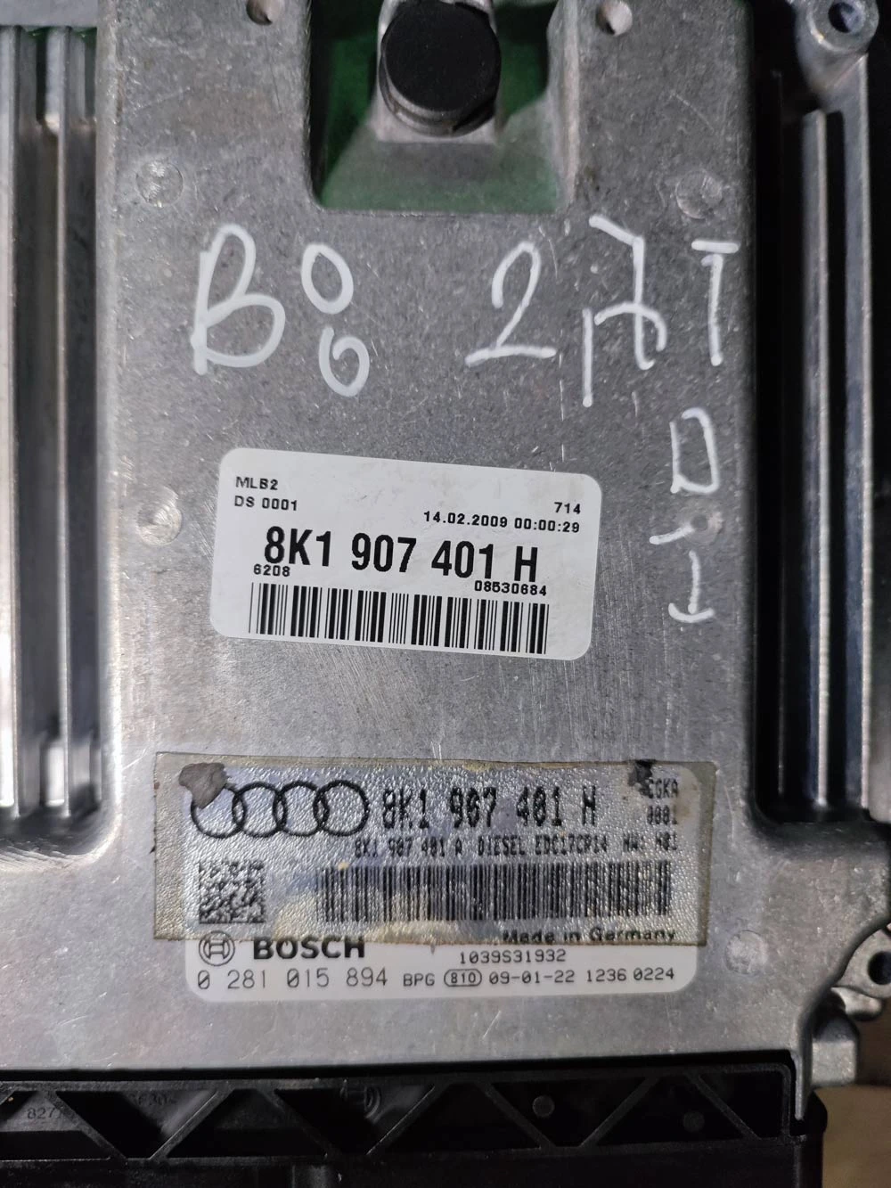 Компютър ECU Audi A4 A5 2.7 TDI CGK 8k1907401h