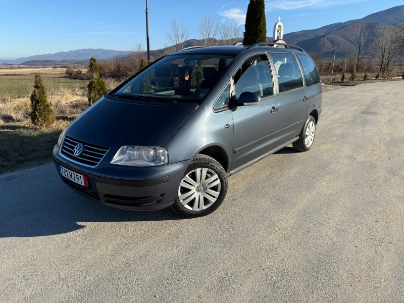 VW Sharan 1.9TDI 116ps, 6+ 1, Реални КМ, снимка 1 - Автомобили и джипове - 49430214