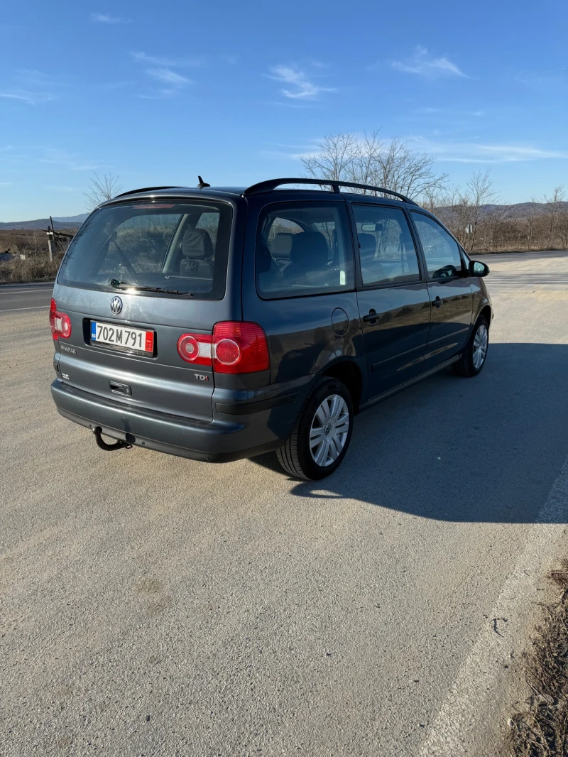 VW Sharan 1.9TDI 116ps, 6+ 1, Реални КМ, снимка 5 - Автомобили и джипове - 49430214