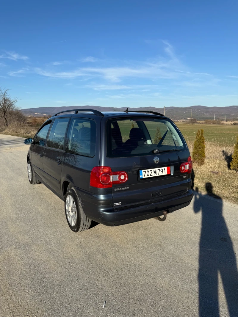 VW Sharan 1.9TDI 116ps, 6+ 1, Реални КМ, снимка 7 - Автомобили и джипове - 49430214