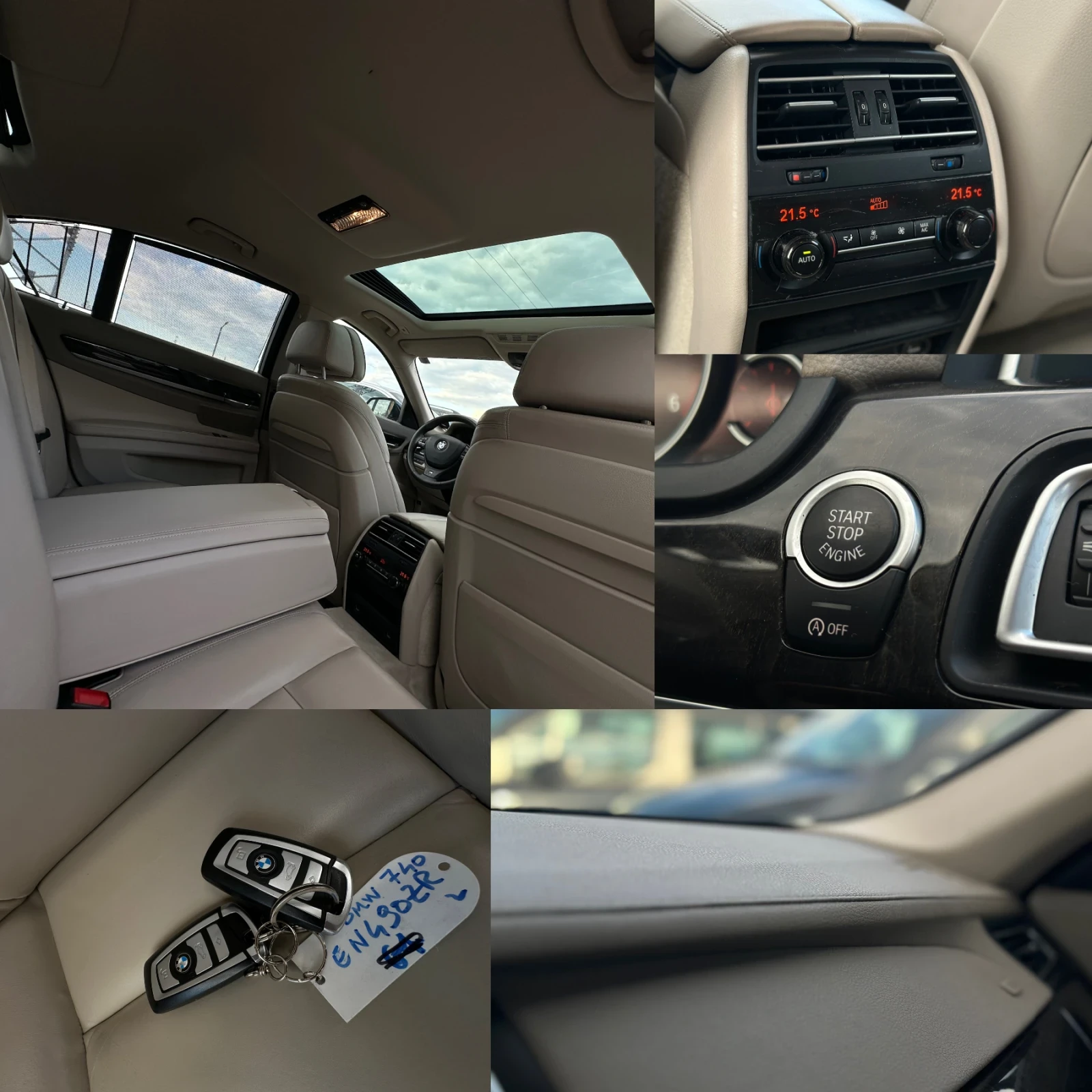 BMW 740 * Facelift* Digital* 200000км* , снимка 13 - Автомобили и джипове - 54972458