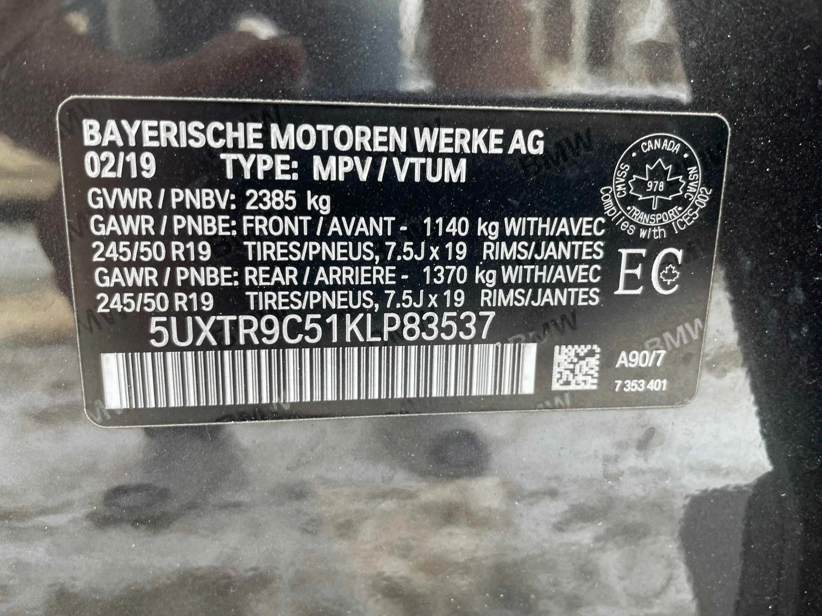 BMW X3 xDrive30i С РЕГИСТРАЦИЯ & АВТО КРЕДИТ  - изображение 9