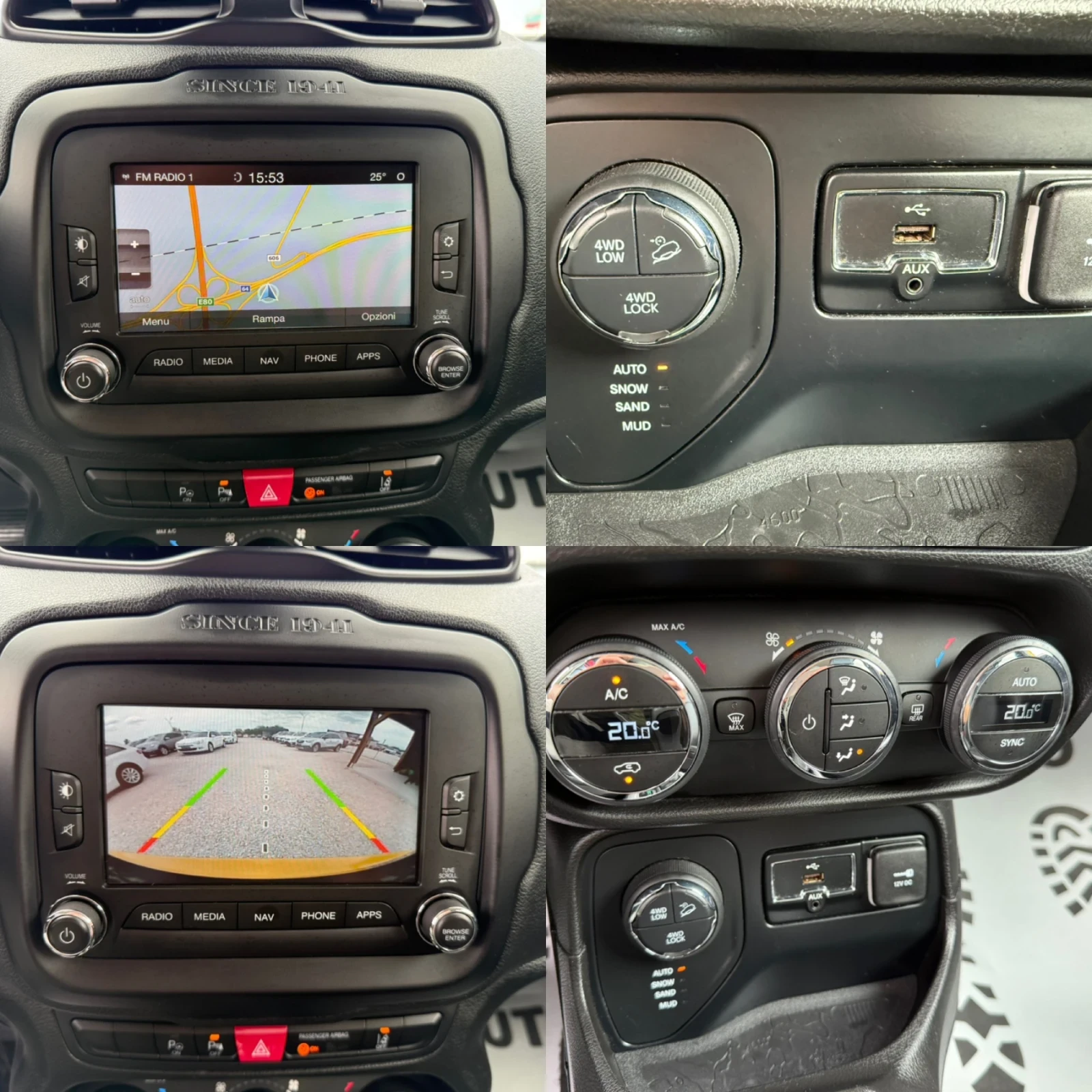 Jeep Renegade * 2.0* 140к.с* Кожа* НАВИ* Камера* С.История* , снимка 10 - Автомобили и джипове - 54447518