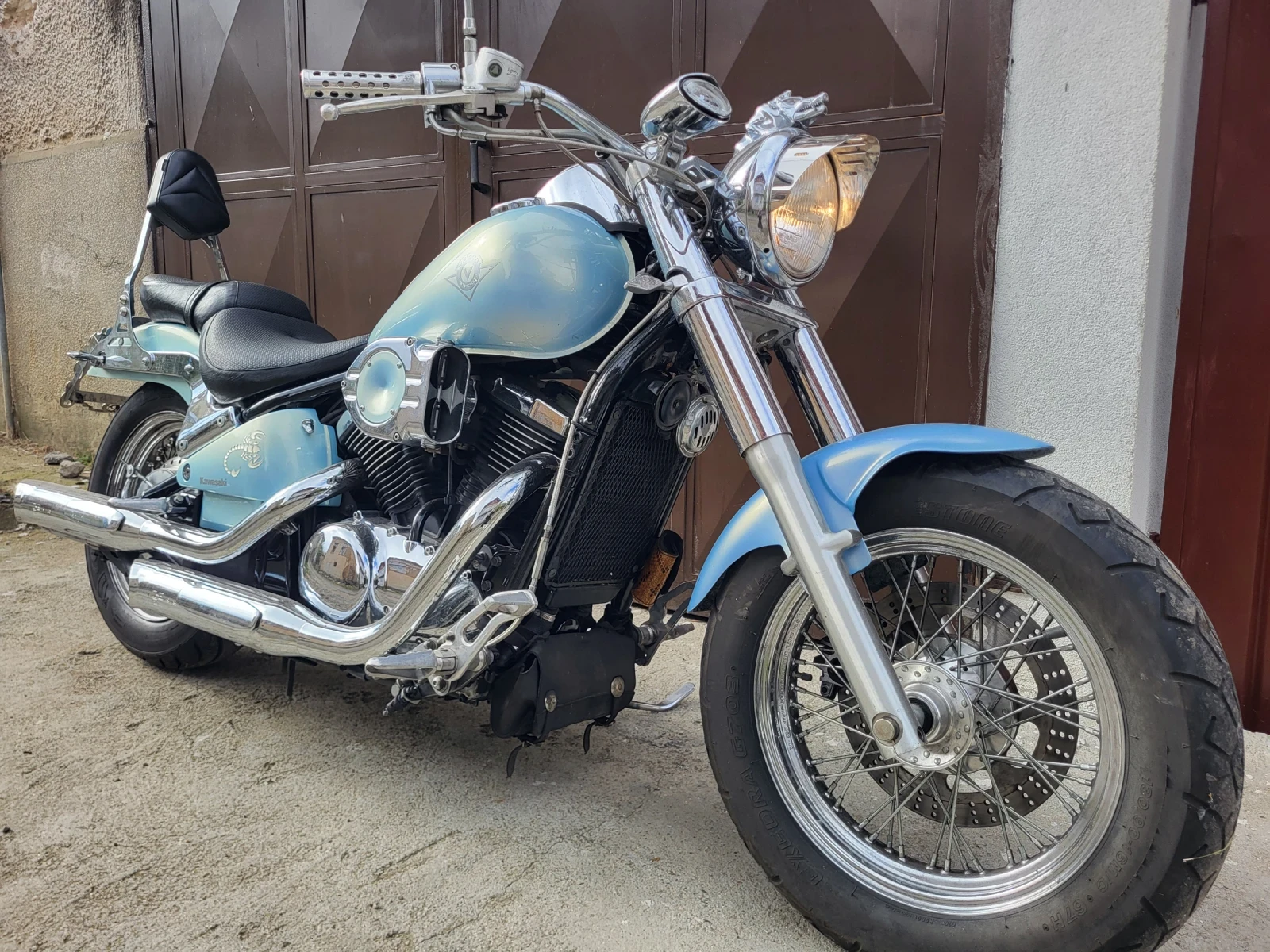 Kawasaki Vulcan 800 Перфектен! 22.600KM, снимка 1