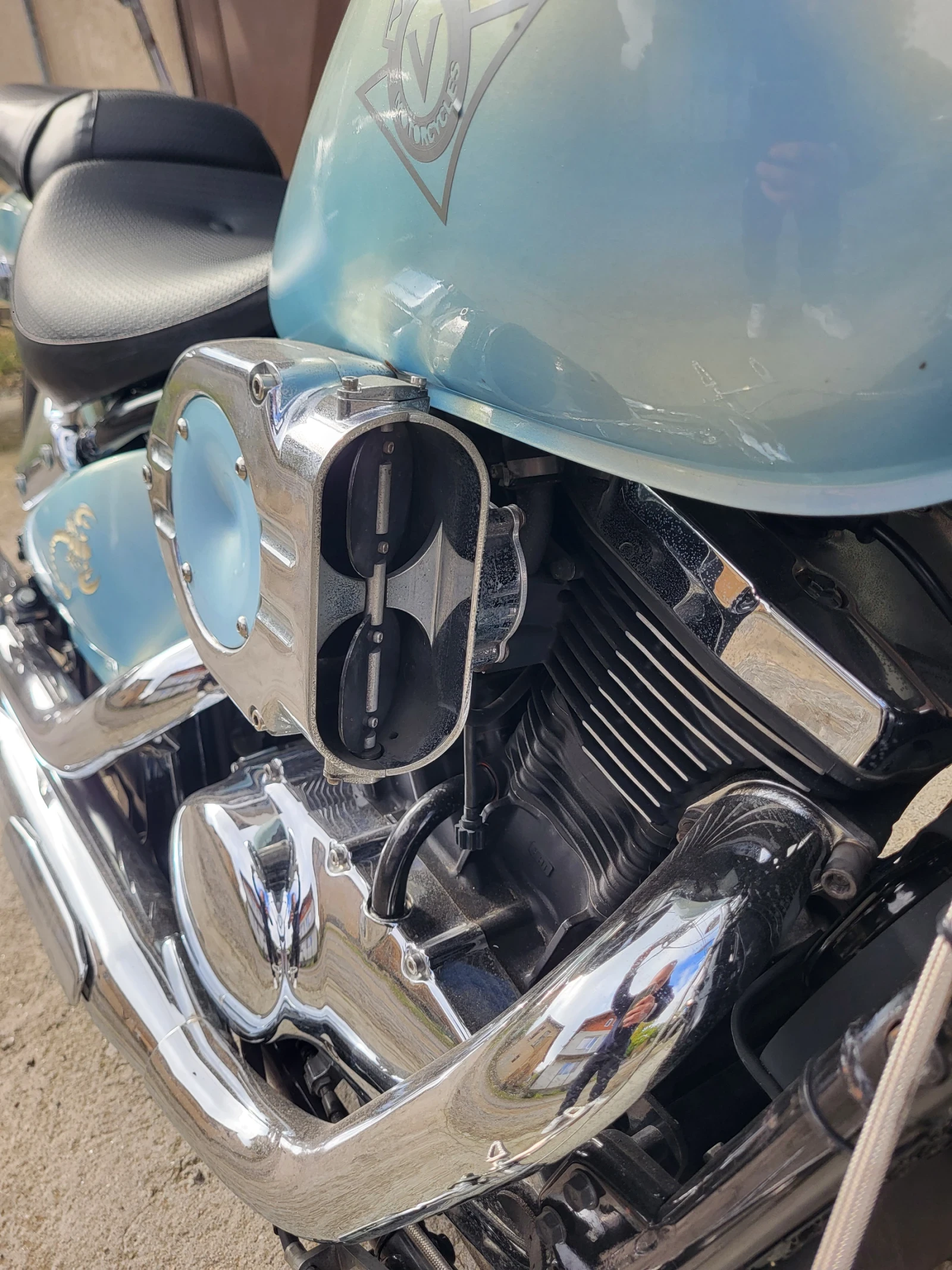 Kawasaki Vulcan 800 Перфектен! 22.600KM - изображение 9