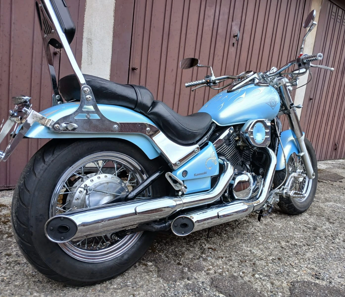 Kawasaki Vulcan 800 Перфектен! 22.600KM - изображение 3