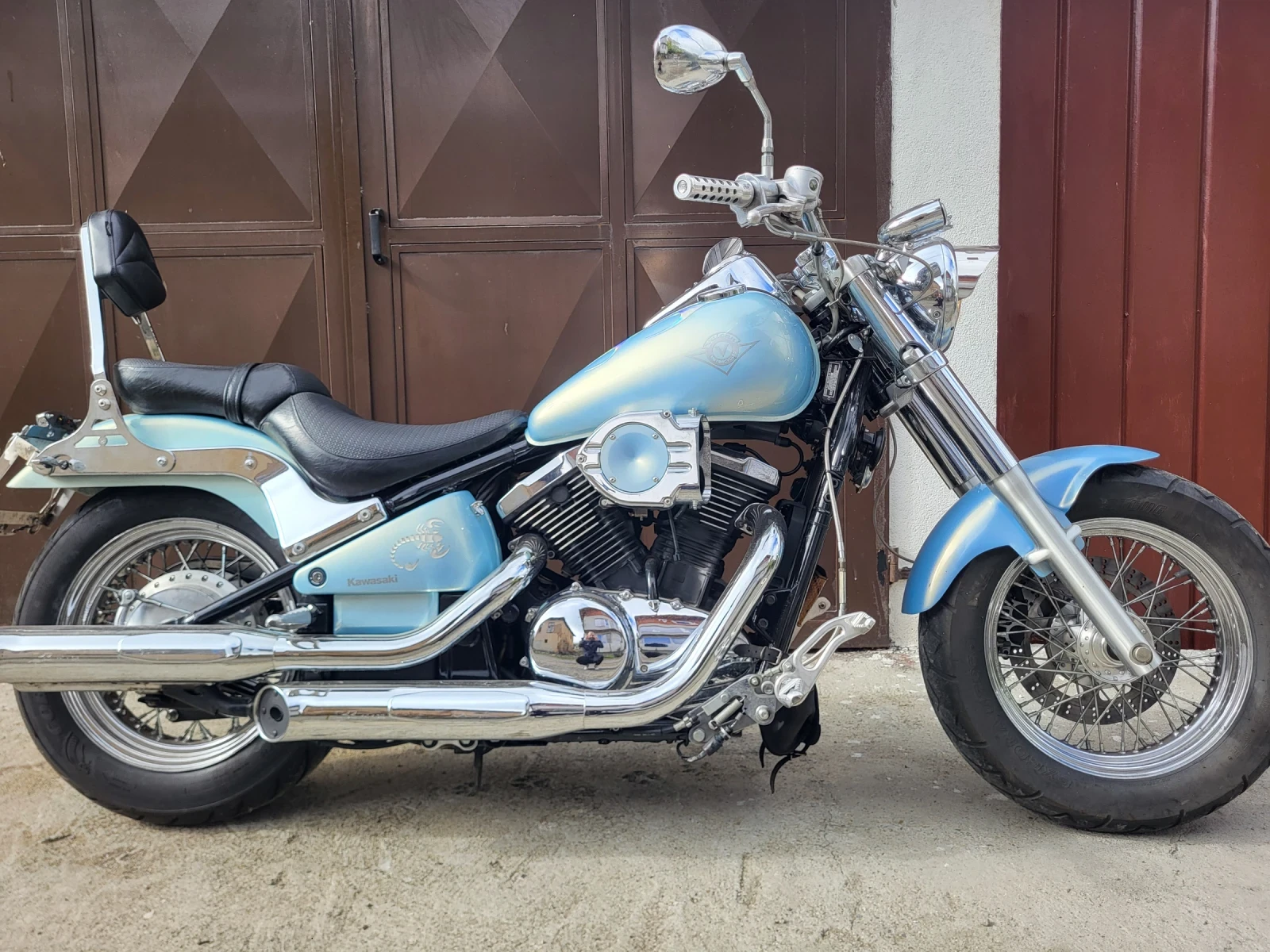 Kawasaki Vulcan 800 Перфектен! 22.600KM - изображение 2