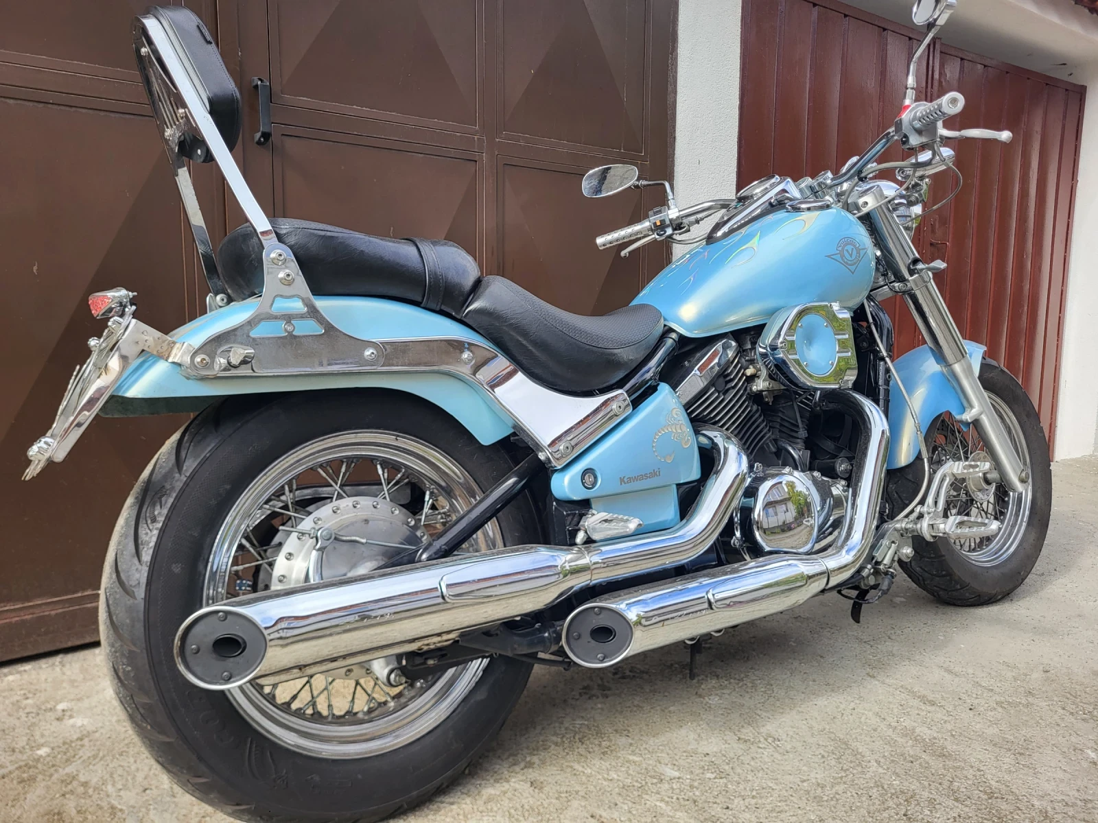 Kawasaki Vulcan 800 Перфектен! 22.600KM - изображение 3